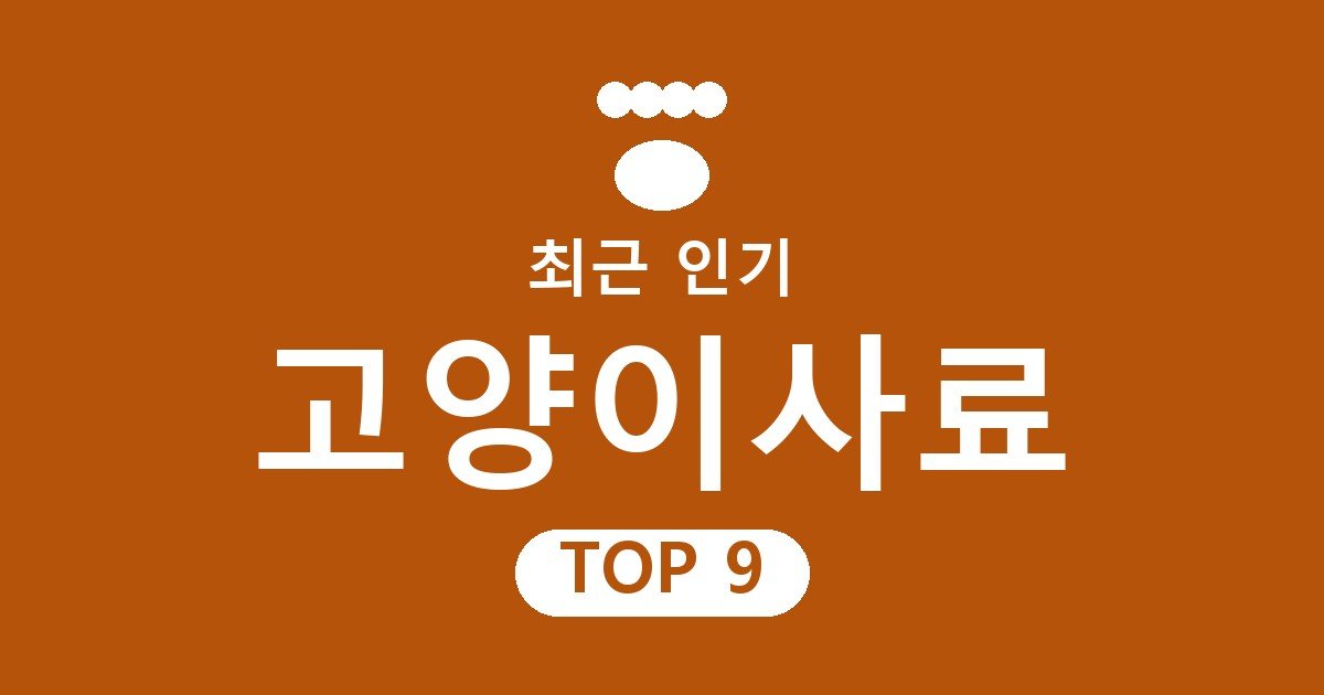 고양이사료 추천 – 연령·건강 상태별 고르는 기준