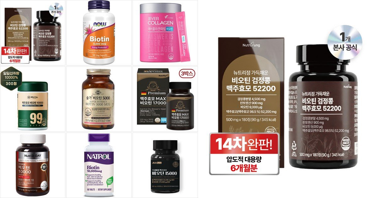 비오틴 추천